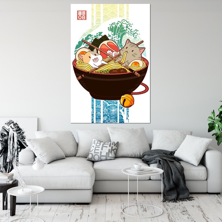 kittyramen ( 40x60 inches)
