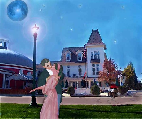 Blue Moon over the Park Hotel