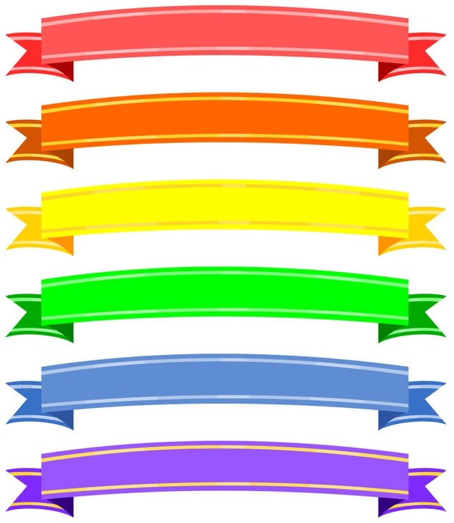 Holiday ribbons for attracting attention