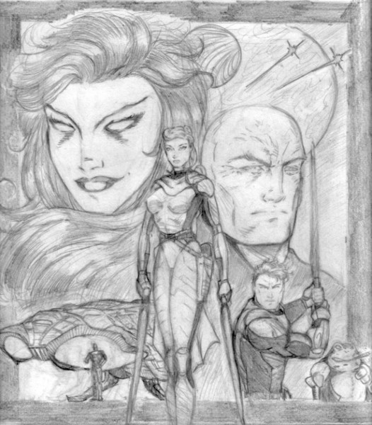 Sci-Fi Project - Character SKETCH