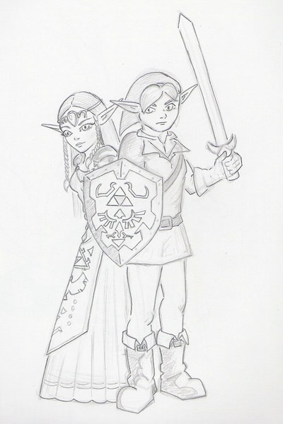 Zelda and Link