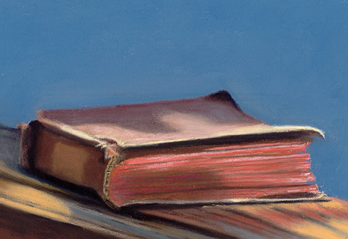 weathered book