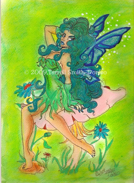 Pretty Posing Pixie PinUp
