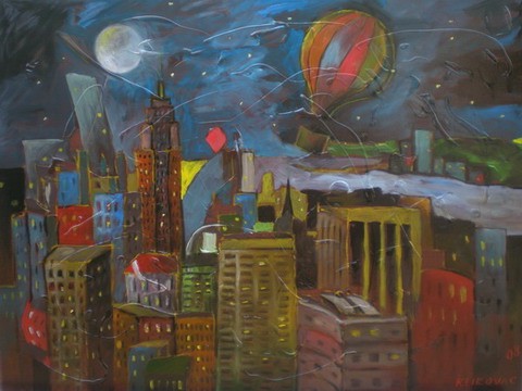 The Night Above New York City