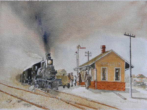 B&O steam engine