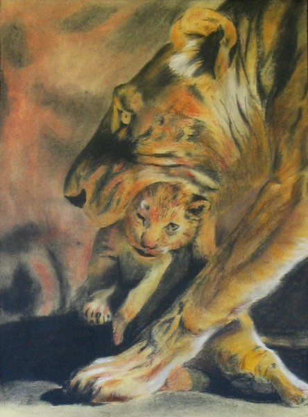 Lioness & Cub