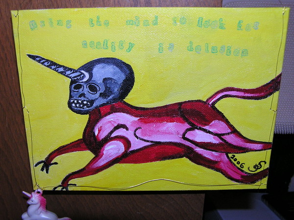 Using the mind to look for reality is delusion