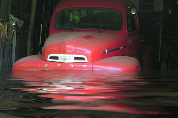 The Old Truck in the Flood