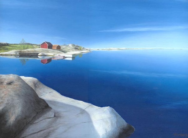 Peaceful blue