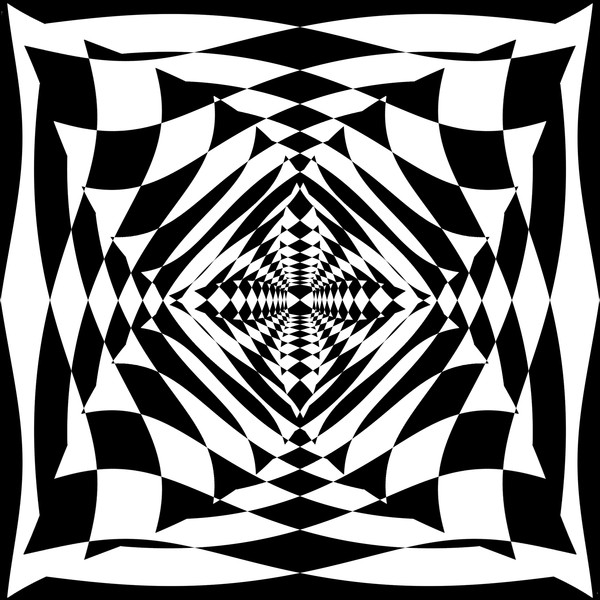 Black and White Squiggly