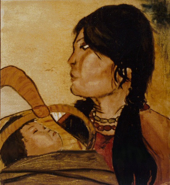 Hopi Mother and Child