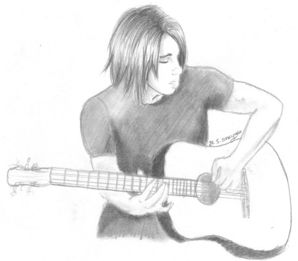 Gil with his Guitar