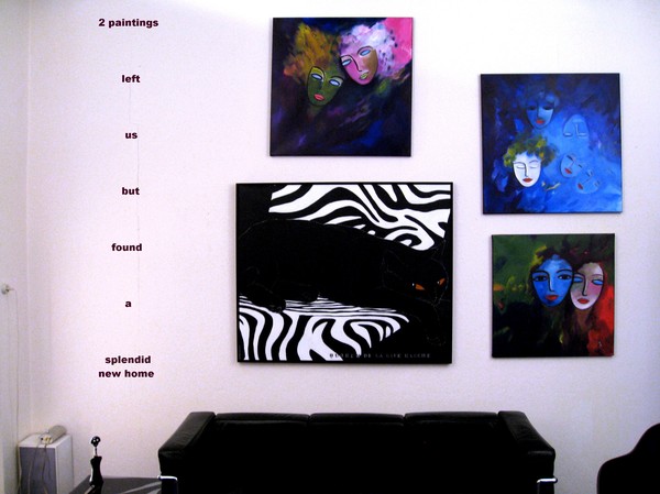 Two paintings left us...