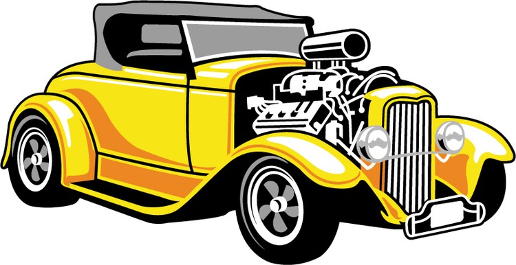 YELLOW SIDE CAR