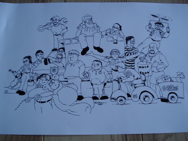 rural/metro Charicature