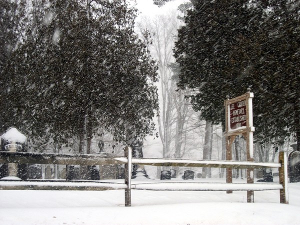 Blizzard In The Cemetery