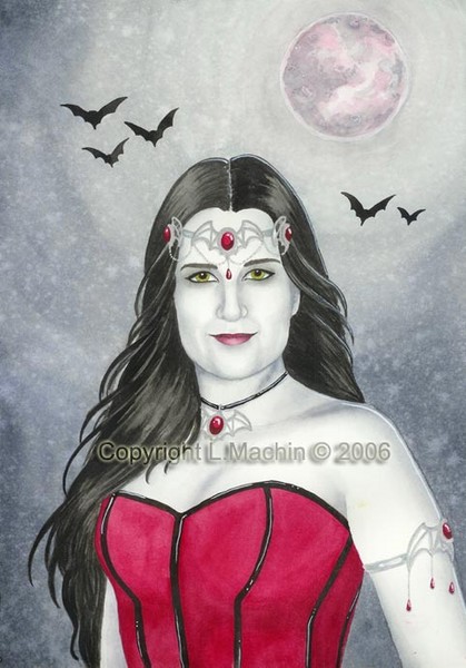 Portrait of a Vampire Queen