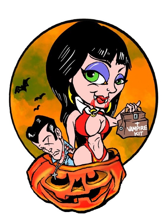 Vampirella Pin Up