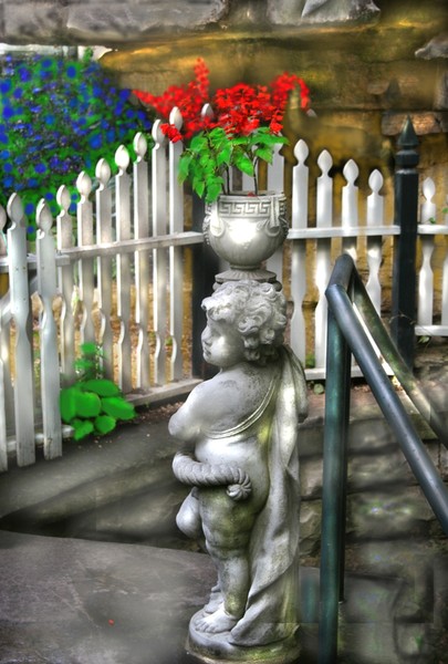 SPRING AND GARDEN IN BASIN PARK