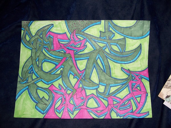 Spin -Off TRS Crew Exotic Reptile Grafitti Piece