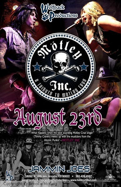 Motley Inc Promo Poster Denver