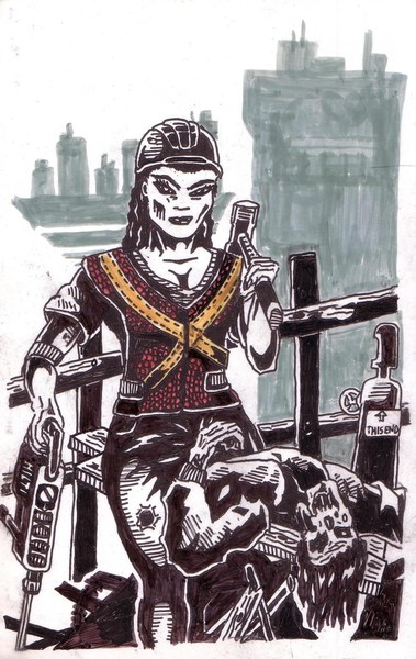 Construction Lady