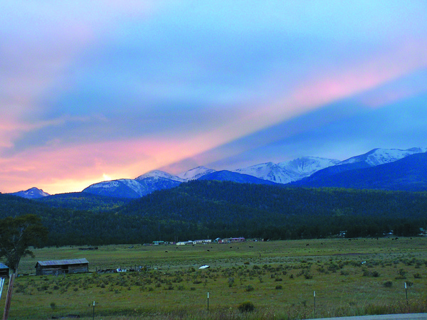 sangre de cristo sunset