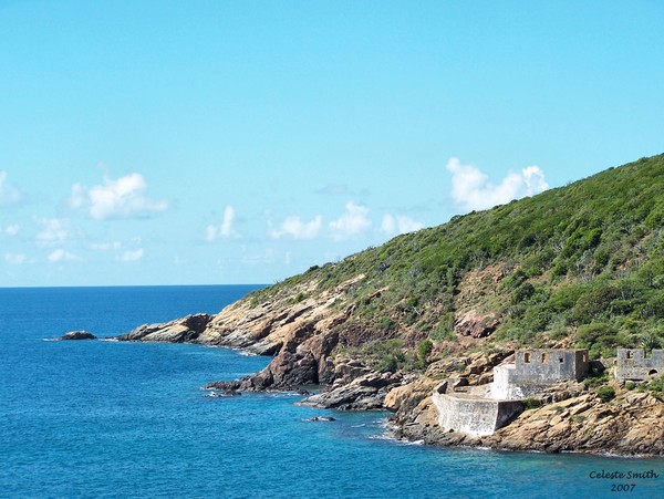 Beautiful Blue Waters Of St.Thomas