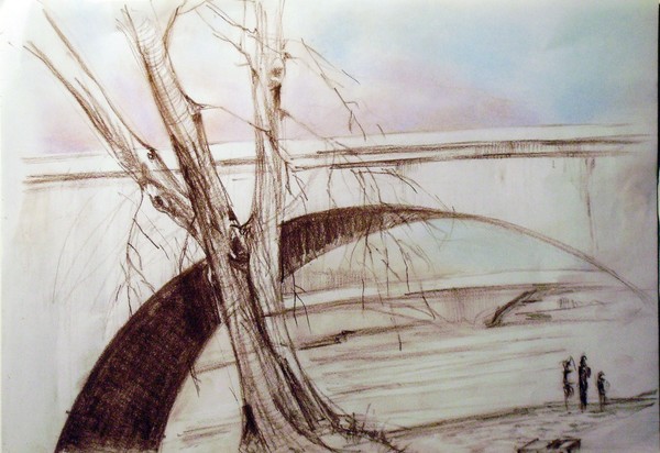 The bridge in Paris