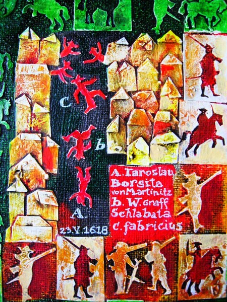 Ständeaufstand in Böhmen1618-detail