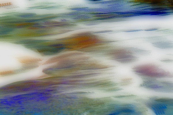 Puntledge River Rapids Abstract-2173