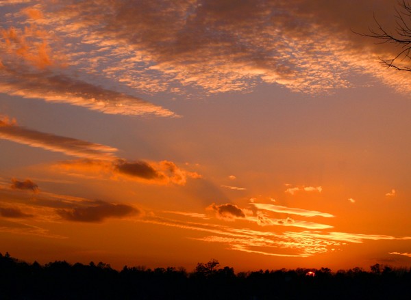 Sunset from Chester, NY