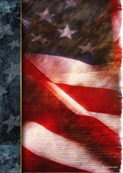 Aged US Flag