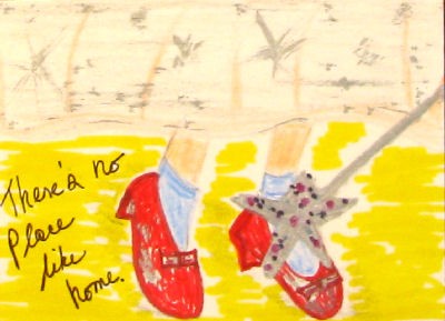 There's No Place Like Home - Art Card Original