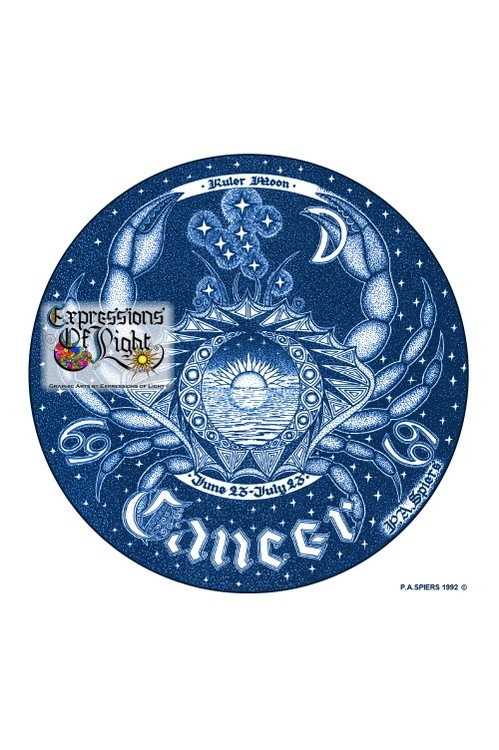 ExpoLight-Graphic-Arts-Zodiac-1992-0004-Cancer (Pen-&-Ink-Blue-Sepia-SP)