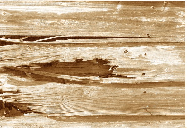 Cypress Wood on a House