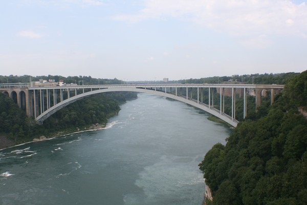 bridge from USA NY to Canada
