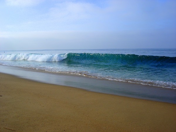 alone at the beach