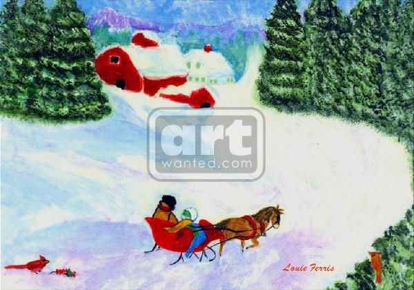 In A One-Horse Open Sleigh