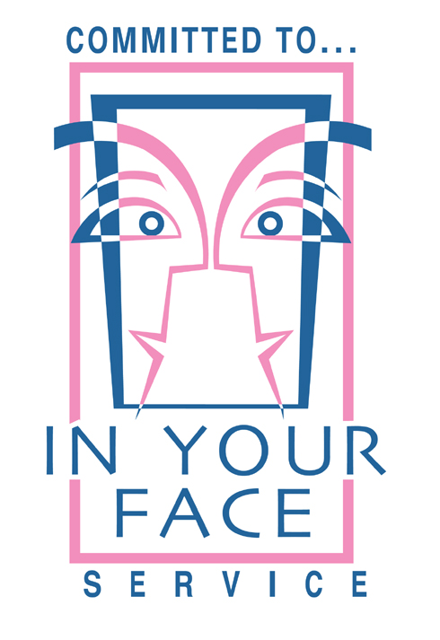 In Your Face Service/Logo
