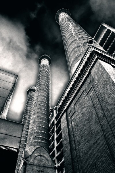Chimneys in Barcelona