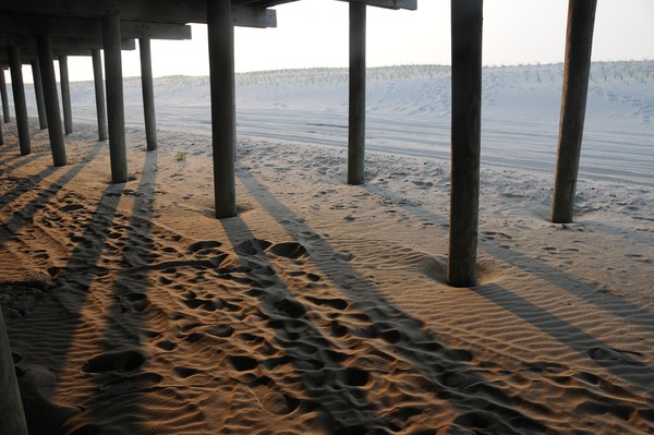 Under the boardwalk