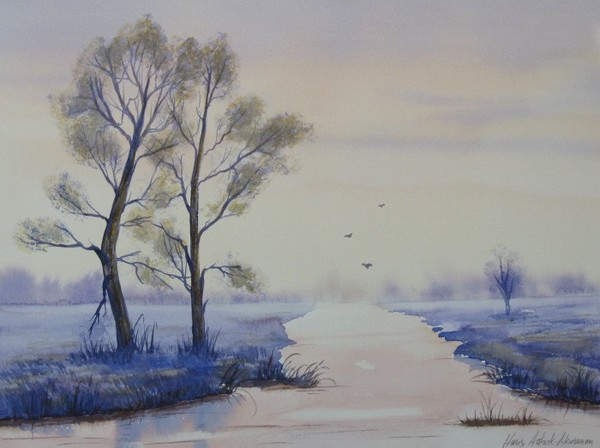 watercolor landscape 662