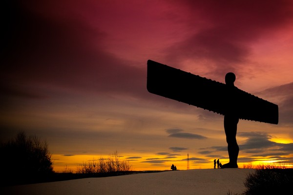 Red Angel Sunset