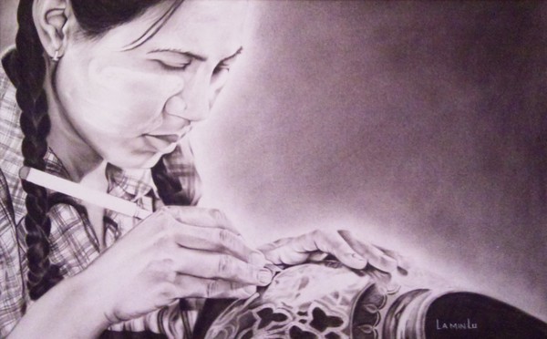 Girl Painting