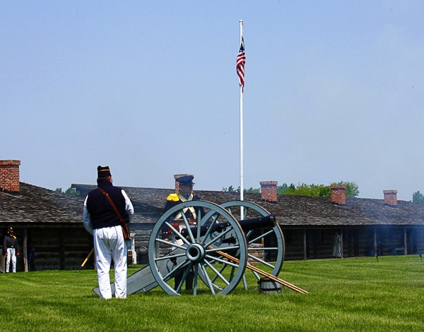 Firing the Noon Gun.