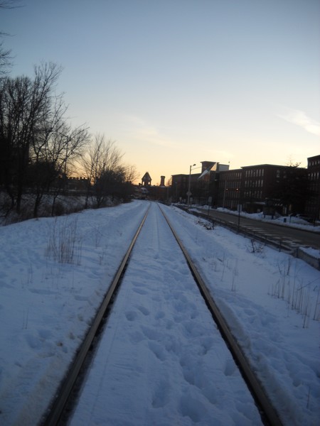 a snowy journey