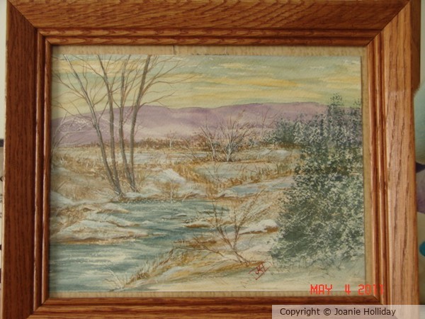 THE FREEZE IS ON.. WATERCOLOR