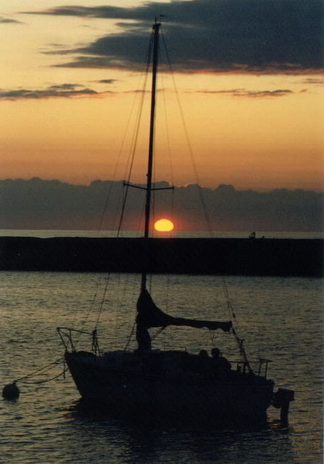 Couple Watch Sunset (Lake Ontario)
