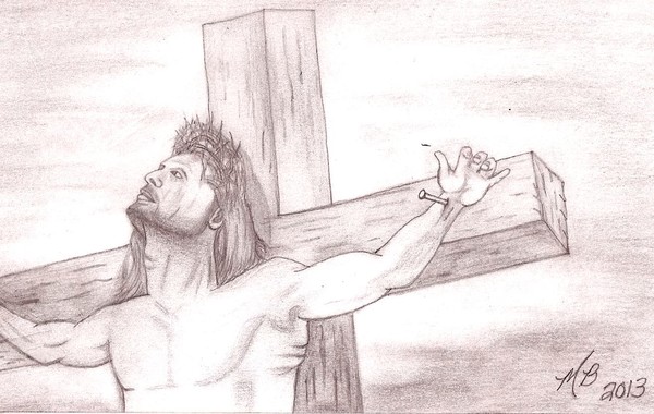On the cross